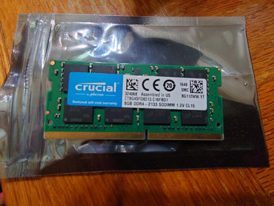 美光 DDR4-2133 8G 記憶體