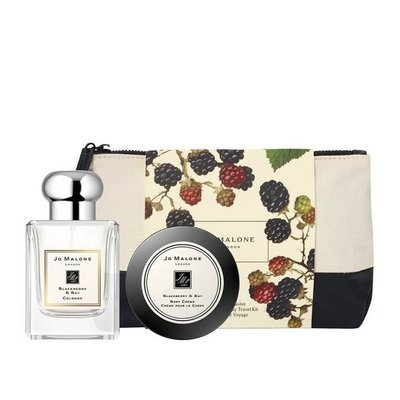 Jo Malone 黑莓與月桂葉香氛旅行組（古龍水+潤膚乳霜+旅行包）【SP嚴選家】