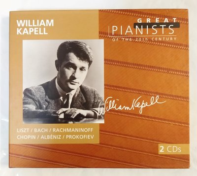 絕版(PHILIPS)20世紀偉大鋼琴家-Liszt、Bach、Rachmaninov/ Kapell，2CD