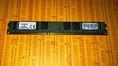 1333金士頓. 單8G (二手良品)桌機記憶體DDR3雙面16顆粒 kvr1333d3n9/8g 1元起標一元起標