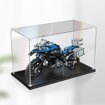 亞克力展示盒42063 適用樂高寶馬摩托車積木模型透明收納防塵盒罩瑤瑤小鋪