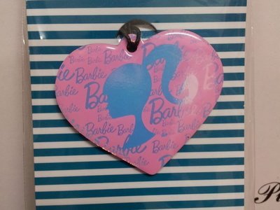 7-11 粉紅愛心人氣立體造型悠遊卡 .吊飾-Barbie 芭比