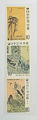 C502 韓國完好(NH)單曲郵票(全套)3張一套