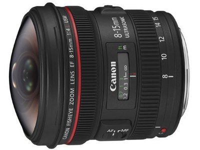 【華揚數位】☆全新Canon 8-15mm EF F4 L USM 全周 變焦 魚眼鏡頭 公司貨