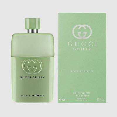 【泡泡美妝店】Gucci Guilty Love Edition Pour Homme男士淡香水 90ml