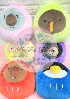 【Sunlemon】日本正版 wombat 袋熊朋友系列 袋熊 鴨嘴獸 袋灌 奇異鳥 無尾熊 企鵝 達摩 娃娃 抱枕