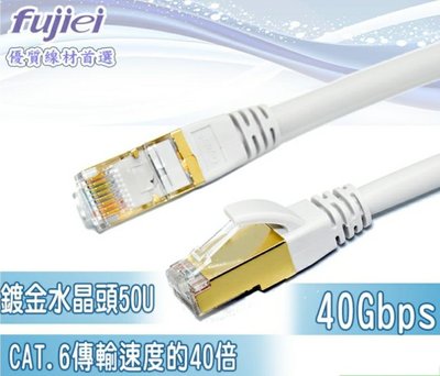 【2M】CAT.8 超高速網路線  水晶頭50U 鍍金水晶頭 40Gbps 支持2000MHz的寬頻 網路線