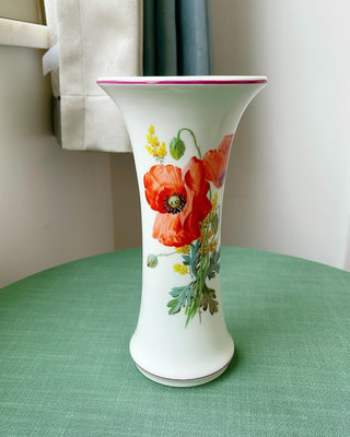 特價轉梅森Meissen自然主義花瓶，一等，高約24.5cm