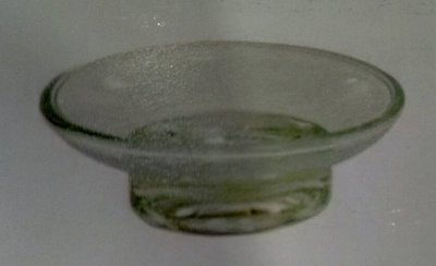 《普麗帝國際》◎衛浴第一選擇◎透明玻璃圓形香皂盤FHGPT02