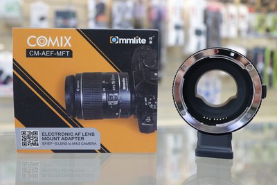 【日產旗艦】開年公司貨 Commlite CM-AEF-MFT Canon EF/EF-S鏡頭 轉 M4/3機身 轉接環