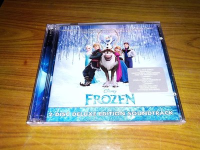 au原裝全新2CD  FROZEN冰雪奇緣OST電影原聲帶專輯豪華版cd碟片-唱片