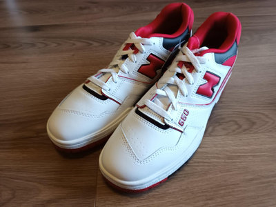 3 白紅黑配色復古籃球鞋 NB550 new balance bb550sb1 US11 29cm d 全新正品公司貨