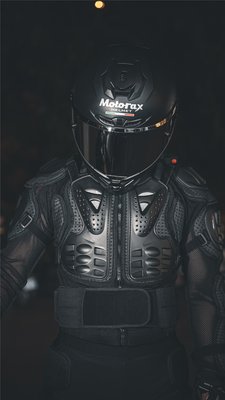 LED燈摩托車護甲衣賽車越野騎行運動衣服護肘護胸護背護具配護頸