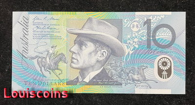 【Louis Coins】B1870-AUSTRALIA-2002-2015澳洲塑膠紙幣,10Dollars
