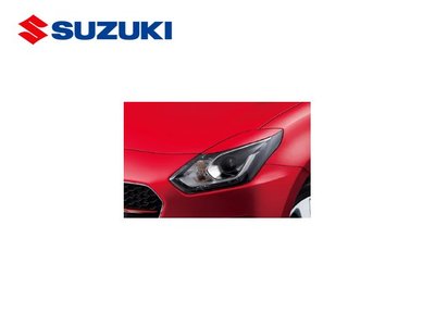 【Power Parts】SUZUKI 日規原廠選配件-頭燈燈眉(紅) SUZUKI SWIFT 2017-