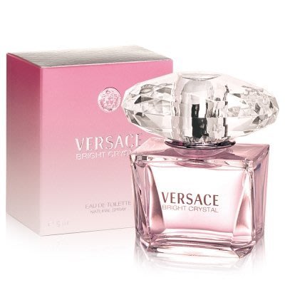 HUAHUA香水美妝 VERSACE Bright Crystal 凡賽斯香戀水晶女性淡香水迷你小香 5ml【全新正品】