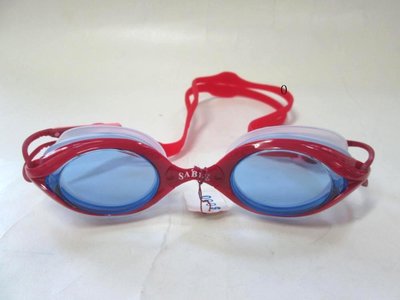 現貨RS-501T(C6紅)【黑貂泳鏡 SABLE】休閒長泳系列(平光 ) 無度數泳鏡(搭標準光學鏡片) 台灣製造