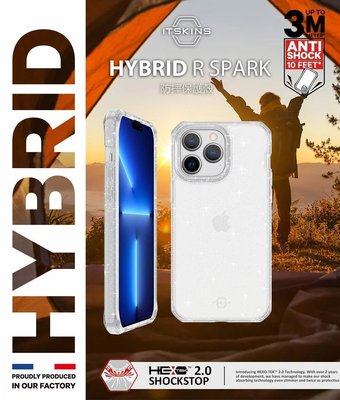 【 ANCASE 】 ITSKINS iPhone 14 Pro Max HYBRID R SPARK-防摔保護殼