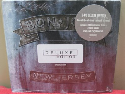 正版全新CD~《邦喬飛》新澤西 【2CD名盤】 Bon Jovi New Jersey(進口盤)