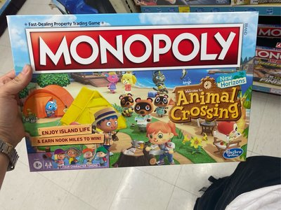 Monopoly地產大亨動物森友會