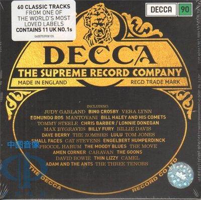 易匯空間 【特價】The Supreme Record Company - Decca 90周年5390810YH3121