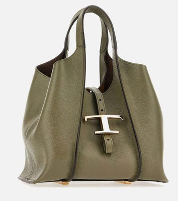 代購Tod's T Hobo Mini Leather Tote Bag優雅典雅氣質水桶包托特包