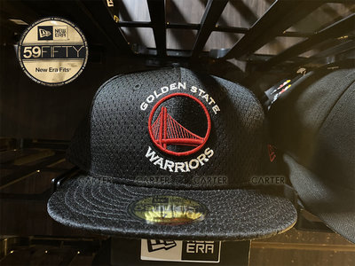 特價 New Era x NBA GS Warriors 59Fifty 美國職籃金州勇士黑色球衣布料全封帽