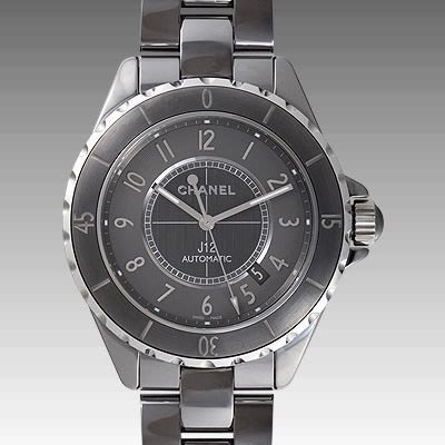 名品特搜站~原廠全配包裝，98成新，Chanel大受好評J12 H2934精密鈦陶瓷腕錶/機械錶 大錶徑41mm