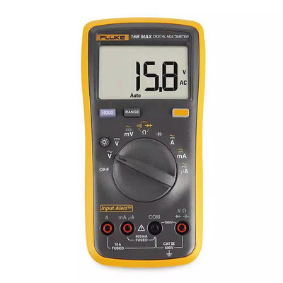 聯勝百貨公司升級 FLUKE F15B MAX 6000 計數 AC/DC 電壓、電流、電容、歐姆自動/手動量程數字萬用表