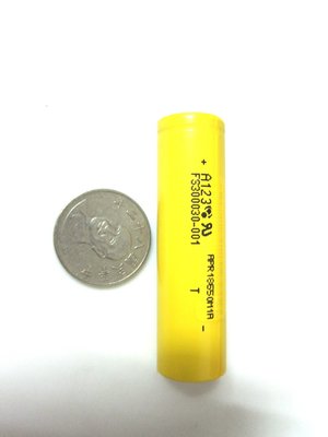 黃皮 優質A123 18650 3.2V磷酸鐵鋰動力電池