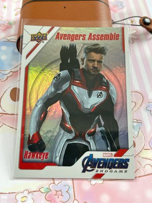 Avengers Endgame & Captain Marvel Assemble Trading Card #AA-4 Hawkeye