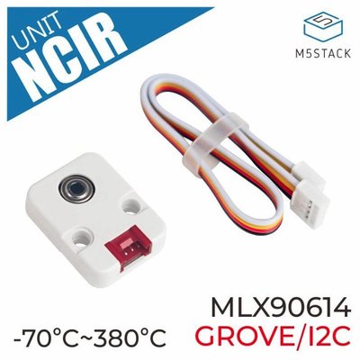 《德源科技》M5Stack UNIT NCIR MLX90614 傳感器，紅外非接觸式 人體溫度測量模塊 I2C