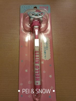 日本 Hello Kitty 眼鏡造型 自動鉛筆 0.5mm 現貨