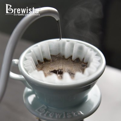【熱賣下殺】Brewista蛋糕型陶瓷咖啡過濾杯 手沖籃型濾杯155/185號 送濾紙