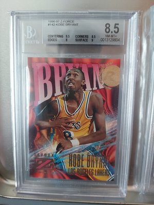 1997 ～98 SKYBOX Z ～FORCE 湖人傳奇 KOBE BYANT  RC BGS 8.5 鑑定卡