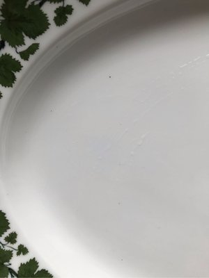 meissen 麥森 水果盤 茶盤 點心盤 特大橢圓盤 一級品 綠葡萄藤 41x30公分 愛買家族 感恩節 火雞盤（19-2）