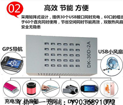 多孔充電器 手機充電器工作室USB多口集成充電站蘋果安卓平板兼容站排插座