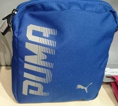 PUMA斜背包 (小ㄉ-07471702藍色) 側背包 外出隨身包 小方包 A4放不下 正品公司貨