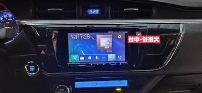 俗很大~先鋒 Pioneer AVH-Z9150BT 7吋DVD藍芽主機 CarPlay (豐田 ALTIS 實裝車)