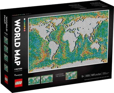 [香香小天使]LEGO 樂高 31203 世界地圖 WORLD MAP