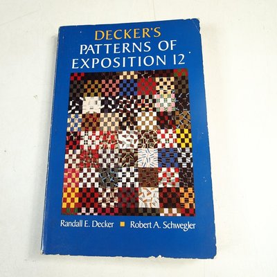 【考試院二手書】《Decker's Patterns of Exposition 12》││六~七成新(32F14)