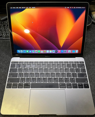 MacBook 12吋 2019年購買,機況如新,電池已換新/RAM 8G/512G 12吋/太空灰