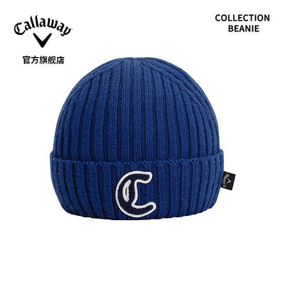 現貨 Callaway卡拉威高爾夫球帽23冬款針織帽子保暖帽子男女同款毛線帽