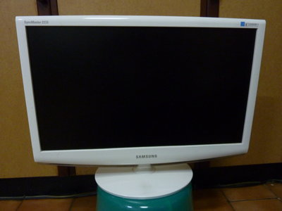 SAMSUNG 22吋白色電腦螢幕