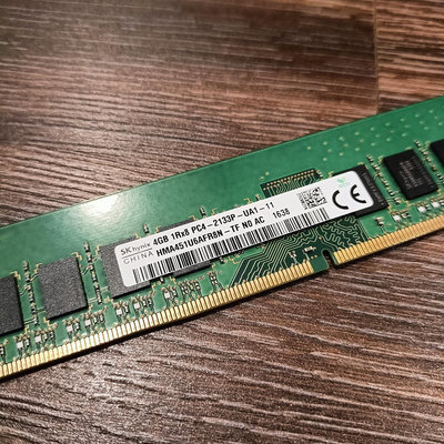 SK Hynix海力士記憶體 DDR4-2133 4GB 桌上型 單面顆粒 功能正常 終身保固 二手良品 便宜出清 詳見照片及官網說明