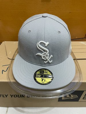 (JEFF) 二手 ~ NEW ERA 59FIFTY ~ 尺寸:7 1/2 (59.6cm) MLB 白襪隊 棒球帽