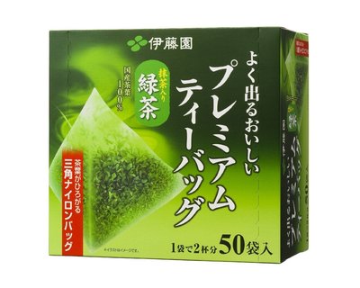 Bz Store 日本  伊藤園綠茶立體三角茶包 50入
