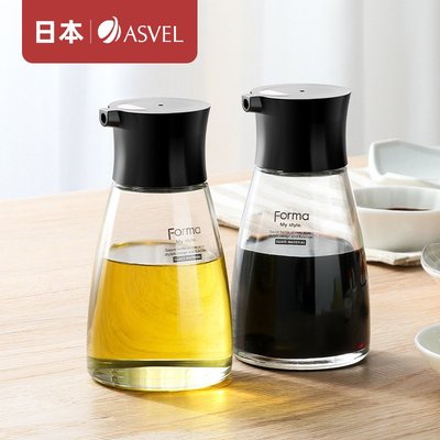 日本asvel醬油瓶玻璃調料瓶醋瓶家用調味瓶廚房餐廳迷你小油壺
