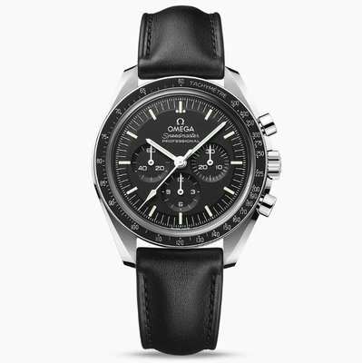 OMEGA 310.32.42.50.01.002 歐米茄手錶 42mm 超霸系列 黑面盤 透背機芯 皮錶帶 3861 登月錶