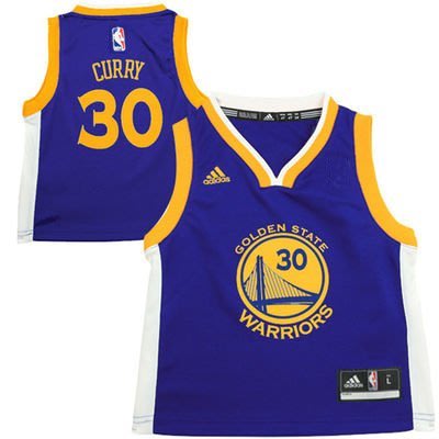 Adidas 愛迪達 NBA官方美品 兒童運動休閒背心30號勇士Curry 大童兒童版青年版科瑞球衣